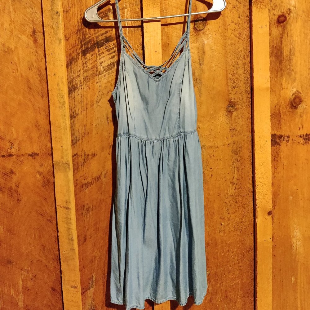 M Adjustable Noodle Strap Dress